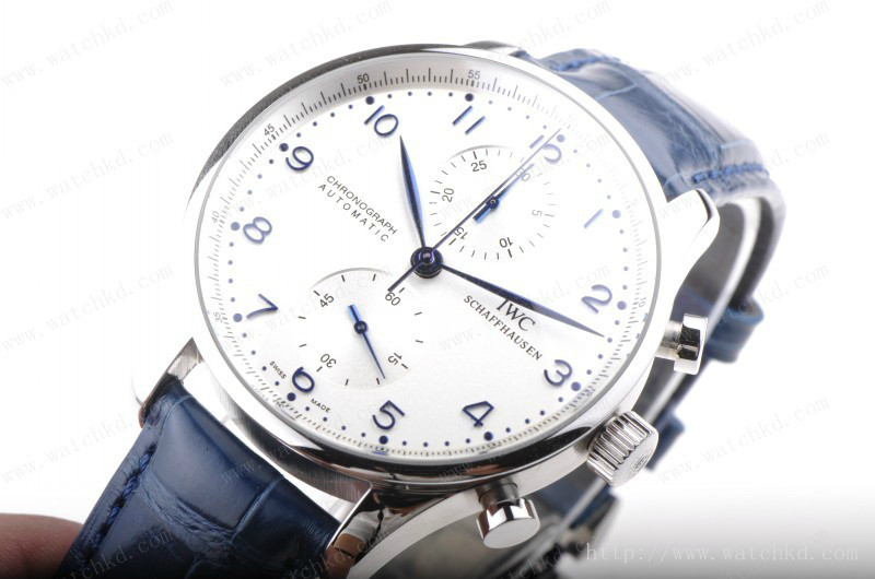 IWC Portuguese Family of blue strap replica